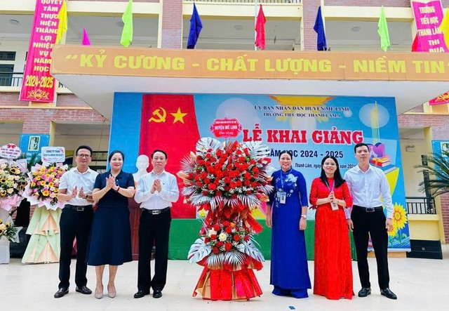 Mê Linh: Các trường học tưng bừng khai giảng năm học mới 2024 - 2025- Ảnh 9.