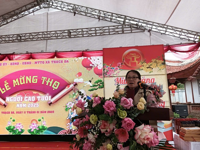 Xã Thạch Đà tổ chức Lễ mừng thọ người cao tuổi năm 2025- Ảnh 2. Xã Thạch Đà tổ chức Lễ mừng thọ người cao tuổi năm 2025- Ảnh 2.