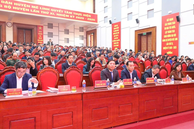 Huyện ủy Mê Linh tổng kết Chương trình số 01 và Chương trình số 10 của Thành ủy Hà Nội giai đoạn 2021-2025- Ảnh 1. Huyện ủy Mê Linh tổng kết Chương trình số 01 và Chương trình số 10 của Thành ủy Hà Nội giai đoạn 2021-2025- Ảnh 1.