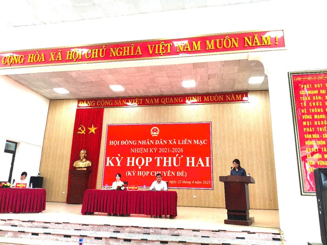 Hội đồng nhân dân xã Liên Mạc tổ chức kỳ họp thứ hai (kỳ họp chuyên đề), nhiệm kỳ 2021-2026- Ảnh 6. Hội đồng nhân dân xã Liên Mạc tổ chức kỳ họp thứ hai (kỳ họp chuyên đề), nhiệm kỳ 2021-2026- Ảnh 6.