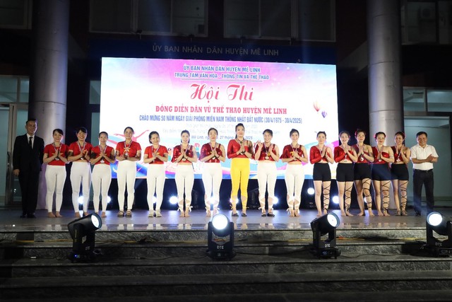 Huyện Mê Linh: Sổi nổi các hoạt động văn hóa, thể thao kỷ niệm 50 năm Ngày Giải phóng miền Nam, thống nhất đất nước.- Ảnh 2.