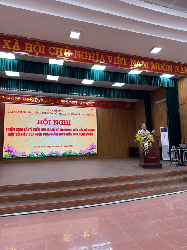 XÃ THANH LÂM TỔ CHỨC TRIỂN KHAI KẾ HOẠCH TỔ CHỨC LẤY Ý KIẾN NHÂN DÂN ĐỐI VỚI DỰ THẢO SỬA ĐỔI, BỔ SUNG HIẾN PHÁP NĂM 2013 QUA ỨNG DỤNG VENID - Ảnh 3. XÃ THANH LÂM TỔ CHỨC TRIỂN KHAI KẾ HOẠCH TỔ CHỨC LẤY Ý KIẾN NHÂN DÂN ĐỐI VỚI DỰ THẢO SỬA ĐỔI, BỔ SUNG HIẾN PHÁP NĂM 2013 QUA ỨNG DỤNG VENID - Ảnh 3.