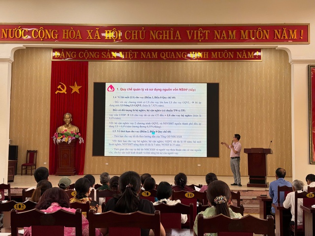 Phòng giao dịch Ngân hàng Chính sách xã hội – Phòng Nội vụ huyện Mê Linh phối hợp tập huấn nghiệp vụ tín dụng chính sách xã hội năm 2025- Ảnh 1. Phòng giao dịch Ngân hàng Chính sách xã hội – Phòng Nội vụ huyện Mê Linh phối hợp tập huấn nghiệp vụ tín dụng chính sách xã hội năm 2025- Ảnh 1.