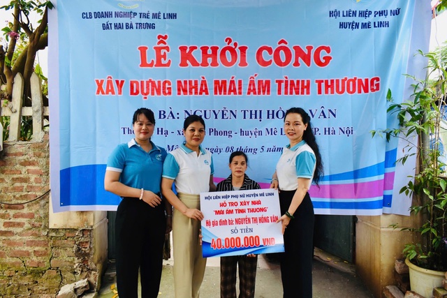 Khởi công xây dựng "Mái ấm tình thương" cho hội viên phụ nữ nghèo tại xã Tiền Phong- Ảnh 2. Khởi công xây dựng "Mái ấm tình thương" cho hội viên phụ nữ nghèo tại xã Tiền Phong- Ảnh 2.