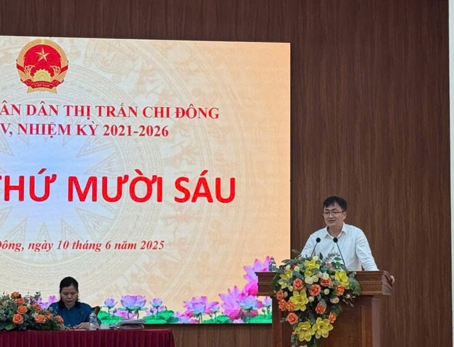 HĐND thị trấn Chi Đông tổ chức kỳ họp thứ 16, HĐND thị trấn khóa IV nhiệm kỳ 2021 - 2026- Ảnh 4. HĐND thị trấn Chi Đông tổ chức kỳ họp thứ 16, HĐND thị trấn khóa IV nhiệm kỳ 2021 - 2026- Ảnh 4.