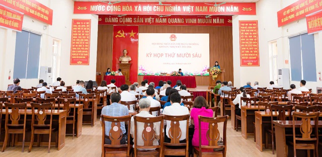 HĐND thị trấn Chi Đông tổ chức kỳ họp thứ 16, HĐND thị trấn khóa IV nhiệm kỳ 2021 - 2026- Ảnh 1. HĐND thị trấn Chi Đông tổ chức kỳ họp thứ 16, HĐND thị trấn khóa IV nhiệm kỳ 2021 - 2026- Ảnh 1.