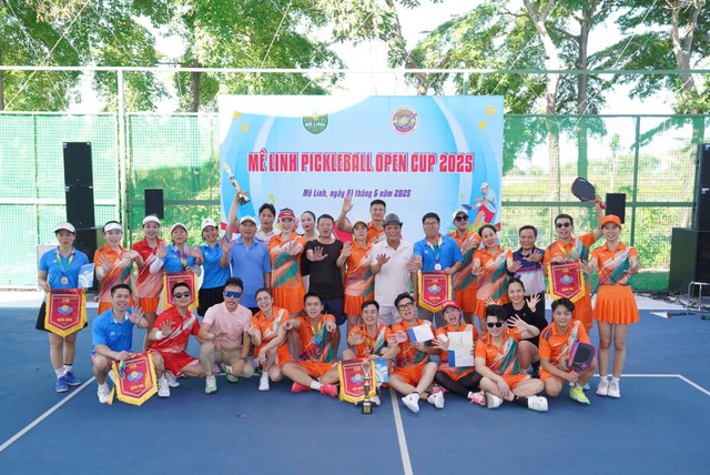 Khai Mạc giải Pickleball huyện Mê Linh năm 2025- Ảnh 1. Khai Mạc giải Pickleball huyện Mê Linh năm 2025- Ảnh 1.