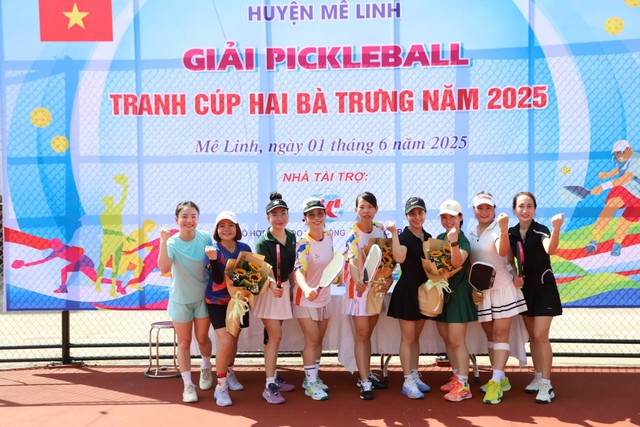 Khai Mạc giải Pickleball huyện Mê Linh năm 2025- Ảnh 11. Khai Mạc giải Pickleball huyện Mê Linh năm 2025- Ảnh 11.