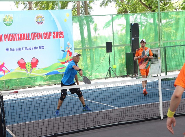 Khai Mạc giải Pickleball huyện Mê Linh năm 2025- Ảnh 6. Khai Mạc giải Pickleball huyện Mê Linh năm 2025- Ảnh 6.