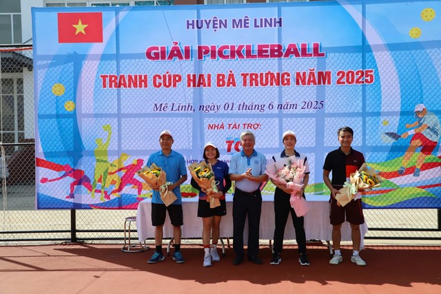 Khai Mạc giải Pickleball huyện Mê Linh năm 2025- Ảnh 8. Khai Mạc giải Pickleball huyện Mê Linh năm 2025- Ảnh 8.
