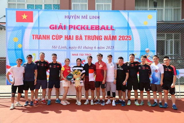 Khai Mạc giải Pickleball huyện Mê Linh năm 2025- Ảnh 9. Khai Mạc giải Pickleball huyện Mê Linh năm 2025- Ảnh 9.