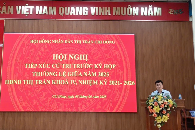 HĐND thị trấn Chi Đông tiếp xúc cử tri trước kỳ họp giữa năm 2025 - HĐND thị trấn nhiệm kỳ 2021-2026- Ảnh 4. HĐND thị trấn Chi Đông tiếp xúc cử tri trước kỳ họp giữa năm 2025 - HĐND thị trấn nhiệm kỳ 2021-2026- Ảnh 4.