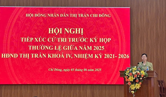 HĐND thị trấn Chi Đông tiếp xúc cử tri trước kỳ họp giữa năm 2025 - HĐND thị trấn nhiệm kỳ 2021-2026- Ảnh 2. HĐND thị trấn Chi Đông tiếp xúc cử tri trước kỳ họp giữa năm 2025 - HĐND thị trấn nhiệm kỳ 2021-2026- Ảnh 2.