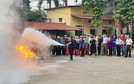 Hội LHPN Huyện tổ chức hội nghị tập huấn kiến thức về phòng cháy chữa cháy và hướng dẫn sử dụng phương tiện chữa cháy ban đầu