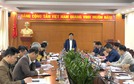 Đoàn khảo sát Ban Dân vận Thảnh ủy làm việc với huyện Mê Linh về tình hình triển khai công tác giải phóng mặt bằng Dự án đường Vành đai 4 - Vùng Thủ đô.