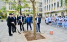 Chủ tịch UBND Huyện Hoàng Anh Tuấn dự Lễ phát động Tết trồng cây đầu Xuân tại Bệnh viện Đa khoa huyện Mê Linh
