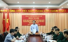 Đảng ủy Quân sự huyện Mê Linh sơ kết giữa nhiệm kỳ 2020 - 2025.