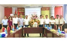 Đồng chí Bí thư Huyện ủy Nguyễn Thanh Liêm thăm, chúc mừng Chi cục Thuế khu vực Sóc Sơn - Mê Linh