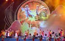 Chương trình nghệ thuật Âm Vang Mê Linh tại Lễ khai mạc Lễ hội Đền Hai Bà Trưng năm 2024.