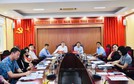 Hội nghị làm việc với chủ đầu tư về tiến độ triển khai thực hiện dự án đầu tư xây dựng hạ tầng khu công nghiệp Quang Minh II