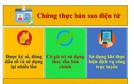 UBND thị trấn Quang Minh thực hiện chứng thực điện tử bản sao từ bản chính giấy tờ, văn bản do cơ quan, tổ chức có thẩm quyền của Việt Nam cấp hoặc
chứng nhận