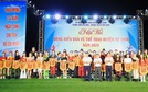 Hội thi đồng diễn dân vũ thể thao huyện Mê Linh năm 2024 diễn ra sôi động