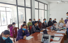 Ngân hàng Chính sách xã hội huyện Mê Linh tổ chức họp giao ban tại Điểm giao dịch xã Tiến Thịnh phổ biến, triển khai các văn bản mới tới Hội đoàn thể, Tổ trưởng Tổ TK&VV