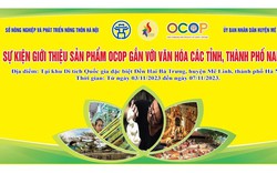 Sự kiện giới thiệu sản phẩm OCOP gắn với văn hóa các các tỉnh, thành phố Nam Bộ
