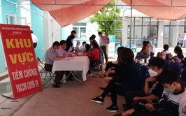 Thanh Lâm tổ chức tiêm phòng vacxin covid 19 cho trẻ từ 5 đến dưới 12 tuổi trên địa bàn xã