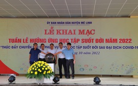 Huyện Mê Linh khai mạc Tuần lễ hưởng ứng học tập suốt đời năm 2022