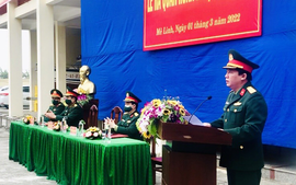 Ban Chỉ huy Quân sự huyện Mê Linh tổ chức lễ ra quân huấn luyện năm 2022