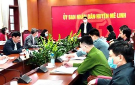 Ban chỉ đạo Thi hành án dân sự huyện Mê Linh họp bàn chỉ đạo tổ chức cưỡng chế thi hành án dân sự