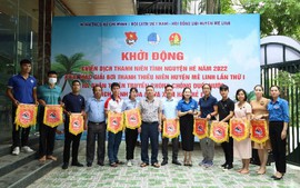 Huyện Đoàn Mê Linh khởi động Chiến dịch Thanh niên tình nguyện Hè năm 2022; khai mạc giải bơi thanh thiếu niên huyện Mê Linh lần thứ I