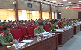 Công an huyện Mê Linh: Tập huấn công tác đăng ký và phân cấp đăng ký xe cho Công an cấp xã, thị trấn