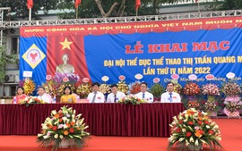 Khai mạc Đại hội TDTT thị trấn Quang Minh lần thứ IX năm 2022