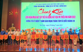 Mê Linh sôi nổi Liên hoan múa hát tập thể và Giọng hát họa mi thiếu nhi năm 2022