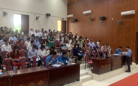 Liên đoàn Lao động huyện Mê Linh tập huấn công tác tổ chức đại hội công đoàn các cấp nhiệm kỳ 2023 – 2028