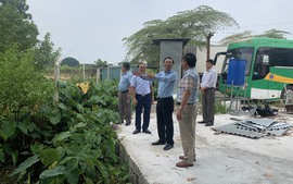 Đồng chí Bí thư Huyện ủy kiểm tra tiến độ thực hiện Dự án xây dựng tuyến đường 48 m