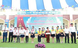 Trường Tiểu học Chi Đông tổ chức chương trình hưởng ứng "Ngày Pháp luật nước Cộng hòa XHCN Việt Nam" năm 2023