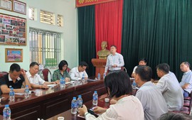 THỊ TRẤN QUANG MINH PHỐI HỢP TỔ DÂN PHỐ SỐ 6,7 TRIỂN KHAI XÃ HỘI HÓA ĐẦU TƯ CÔNG TRÌNH GIAO THÔNG ĐOẠN TỪ TRƯỜNG MẦM NON QUANG MINH B ĐẾN CÔNG TY BAO BÌ THỦ ĐÔ, KCN QUANG MINH