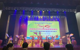 Thiếu nhi xã Đại Thịnh tham gia Chung khảo liên hoan múa hát tập thể và ca khúc măng non thiếu nhi Thủ đô năm 2023 cấp huyện