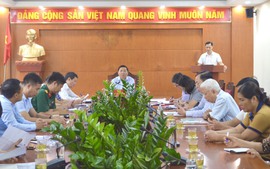 Bí thư Huyện ủy Nguyễn Thanh Liêm chủ trì hội nghị giao ban dư luận xã hội tháng 9/2023