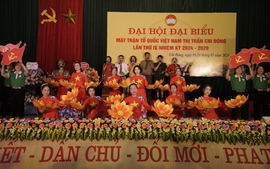 Đại hội điểm MTTQ Việt Nam thị trấn Chi Đông lần thứ IV, nhiệm kỳ 2024-2029