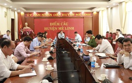 Huyện Mê Linh tham dự hội nghị giao ban quý I/2024 của Thành ủy- HĐND-UBND Thành phố