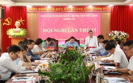 Hội nghị Ban Chấp hành Đảng bộ huyện Mê Linh lần thứ 17