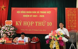 HĐND xã Tráng Việt bầu bổ sung chức danh Phó Chủ tịch UBND xã