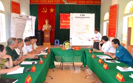Ban chỉ đạo diễn tập huyện Mê Linh tổ chức chỉ đạo diễn tập chiến đấu trị an tại xã Tam Đồng