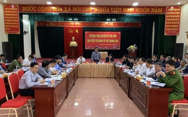 Thường trực Huyện ủy Mê Linh làm việc với Đảng ủy xã Thanh Lâm