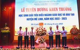 Huyện Mê Linh tuyên dương 120 học sinh giỏi tiêu biểu năm học 2022- 2023.