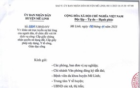 Khảo sát trực tuyến sự hài lòng của người dân, tổ chức đối với 04 dịch vụ công